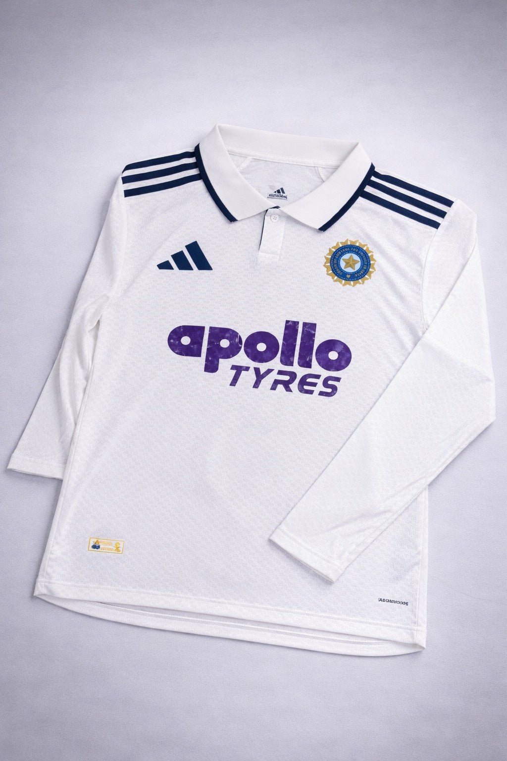 India Long Sleeve Jersey – Classic White Edition