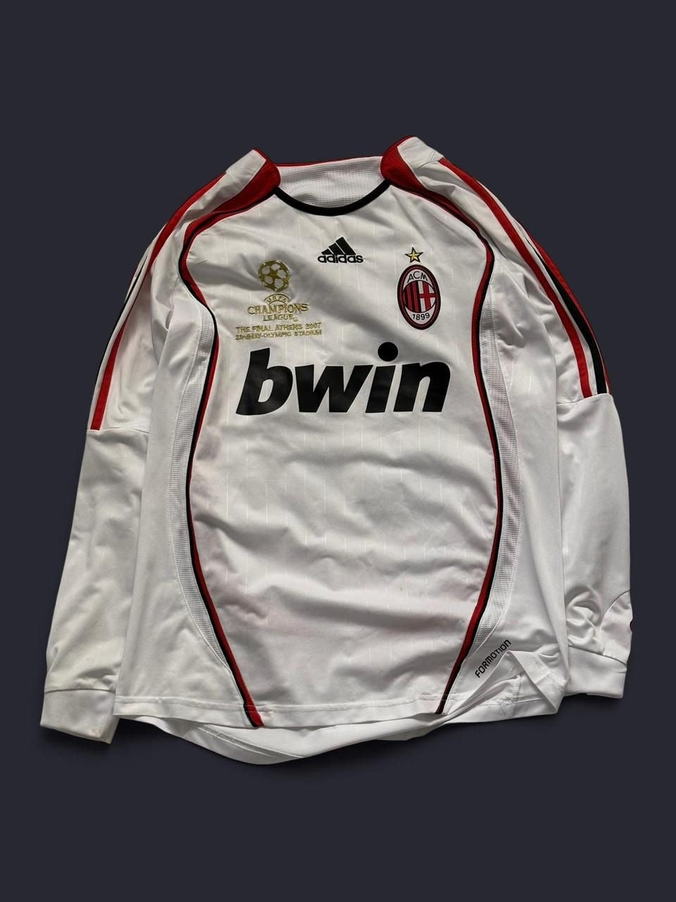 AC Milan 2007 Champions League Final Jersey (Long Sleeve) - Premium