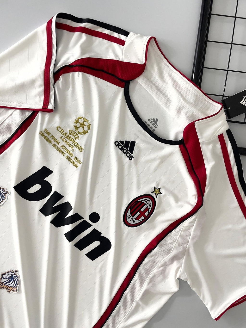AC Milan 2007 Champions League Final Jersey (Long Sleeve) - Premium