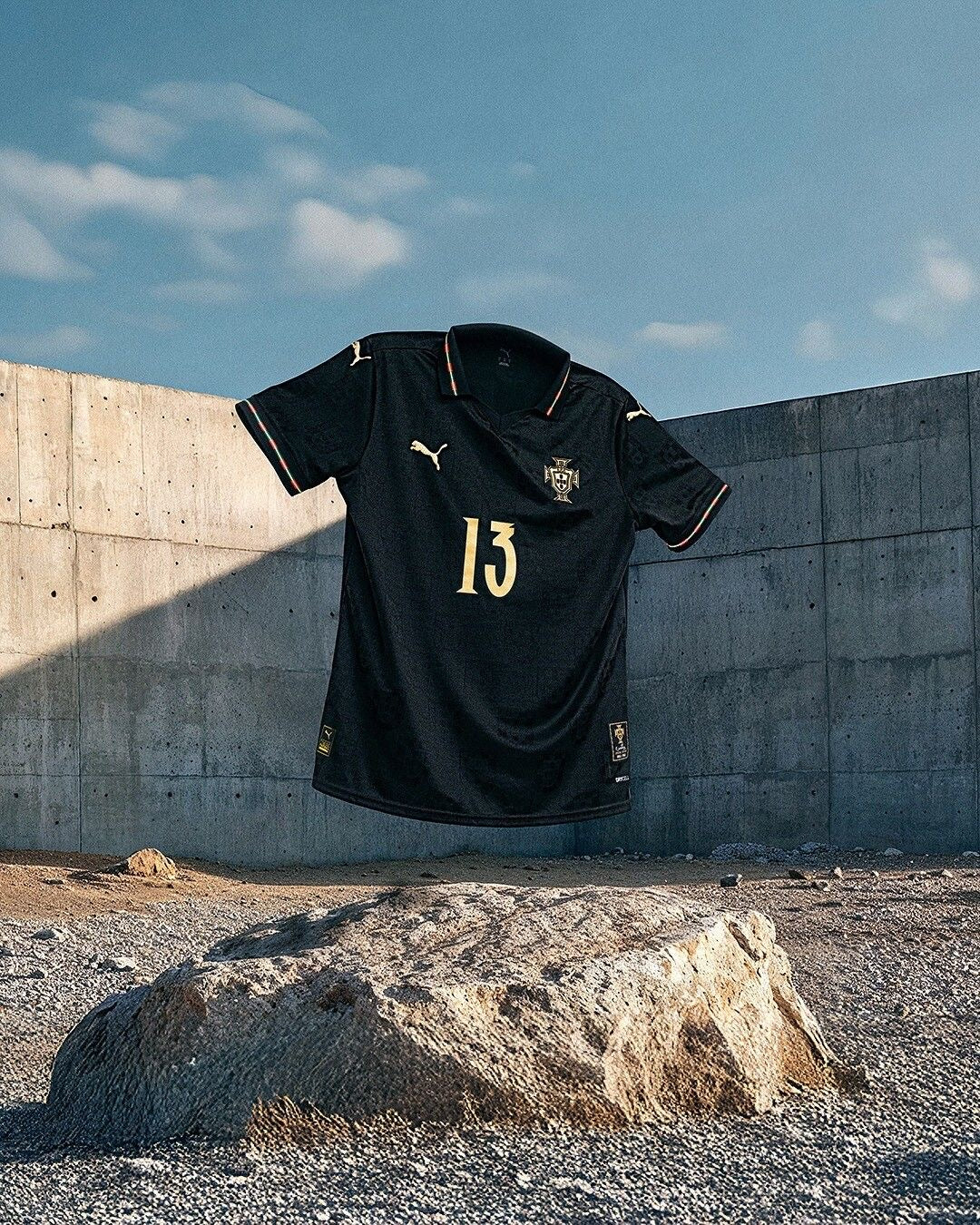 Portugal Black Edition Jersey – Premium Crest Collection-Player Version