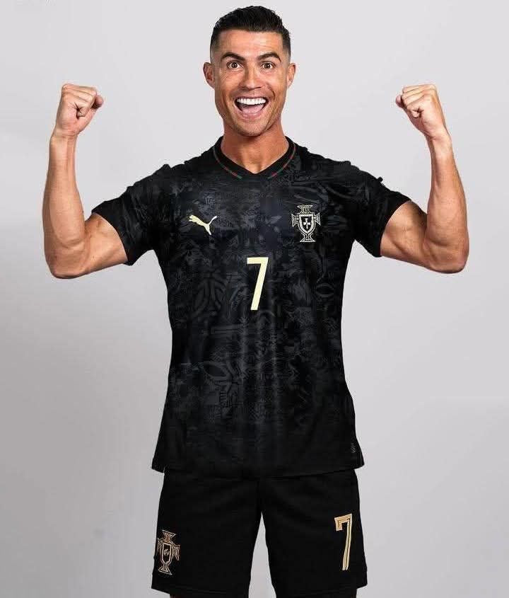 Portugal Black Edition Jersey – Premium Crest Collection-Player Version