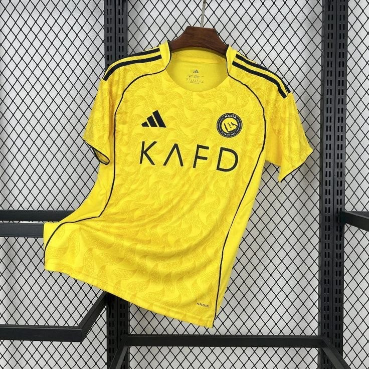 Al Nassr Home Jersey – Yellow KAFD Edition