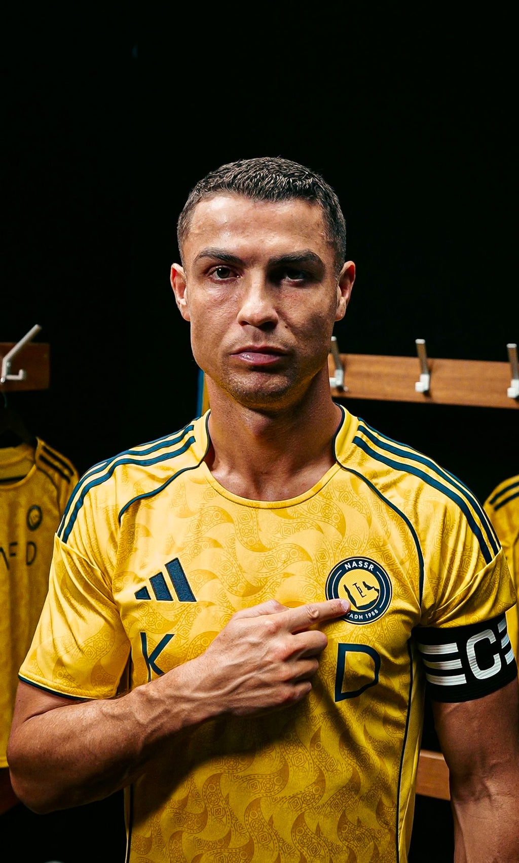 Al Nassr Home Jersey – Yellow KAFD Edition