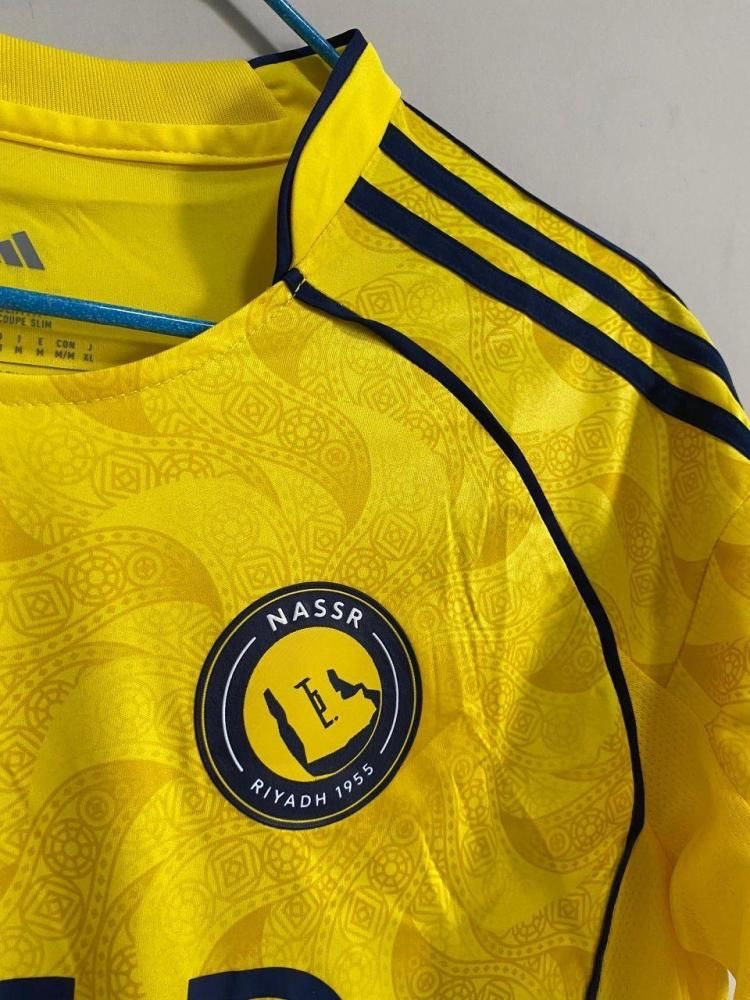 Al Nassr Home Jersey – Yellow KAFD Edition