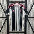 Juventus Home Jersey – Black & White Pink Accent Edition-Player Version