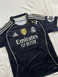 Real Madrid Away Jersey – Navy Edition (Emirates Fly Better Version)