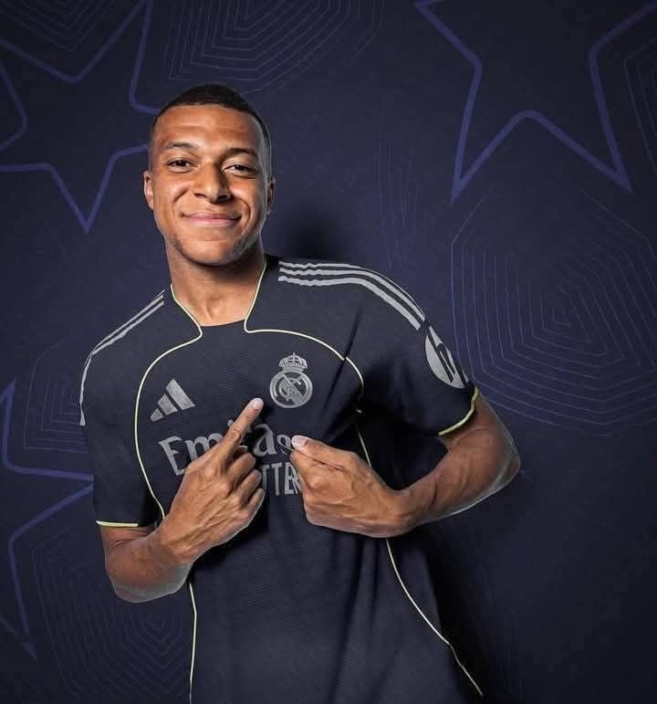 Real Madrid Away Jersey – Navy Edition (Emirates Fly Better Version)