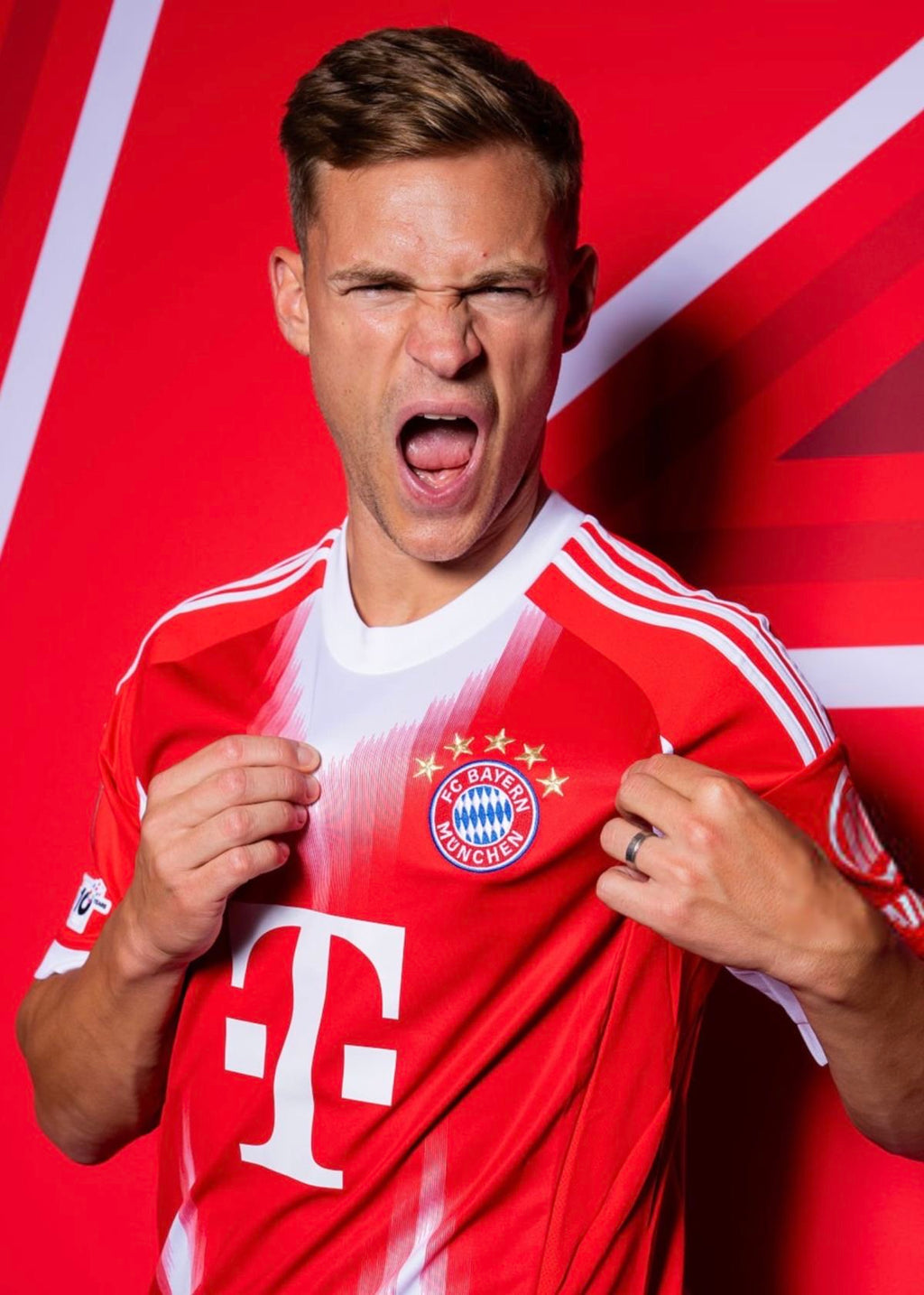 Bayern Munich Home Jersey – Red & White Edition (Telekom Version) Player Version