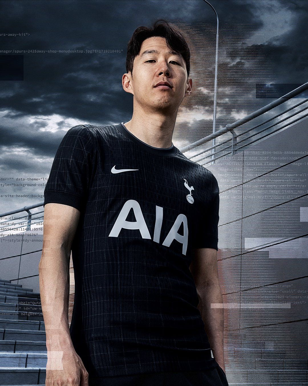 Tottenham Hotspur Third Jersey – Black Edition (AIA Version)