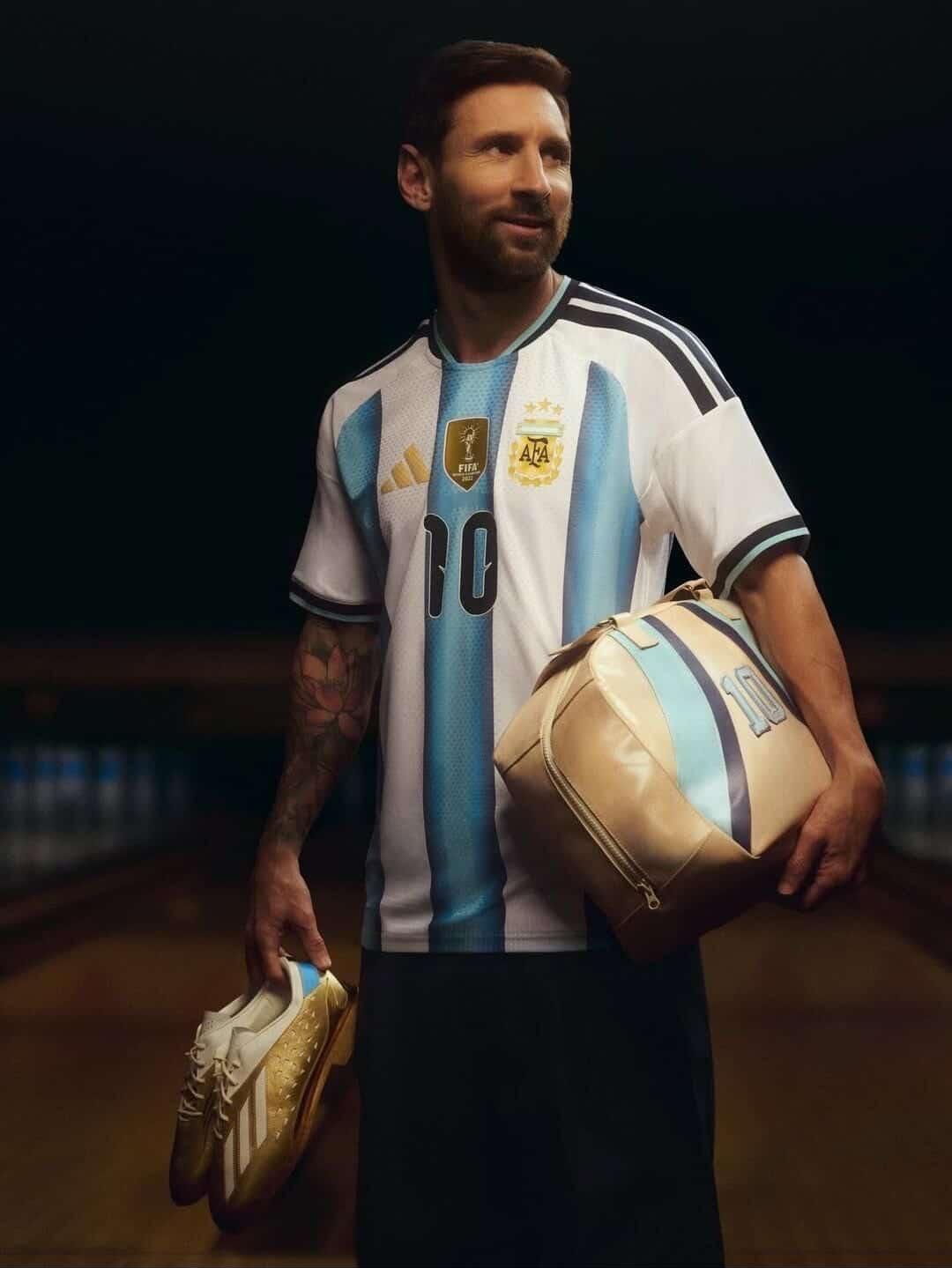 Argentina 2026 World Cup Jersey – Messi #10 Champions Edition-Player Version