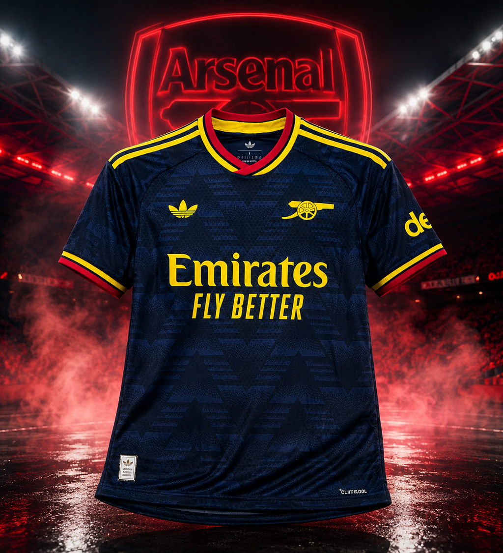 Arsenal 2026/27 Away Jersey – Player Version
