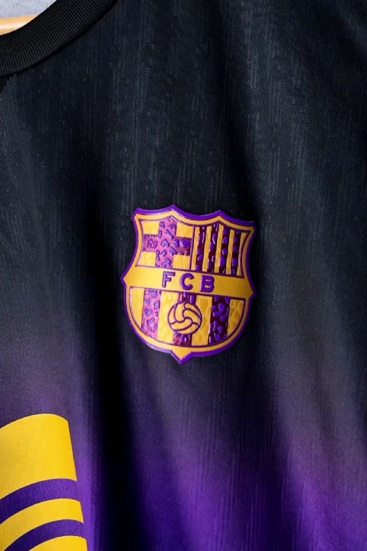 FC Barcelona 2026/27 Away Jersey – Player Version (Black/Purple Edition)