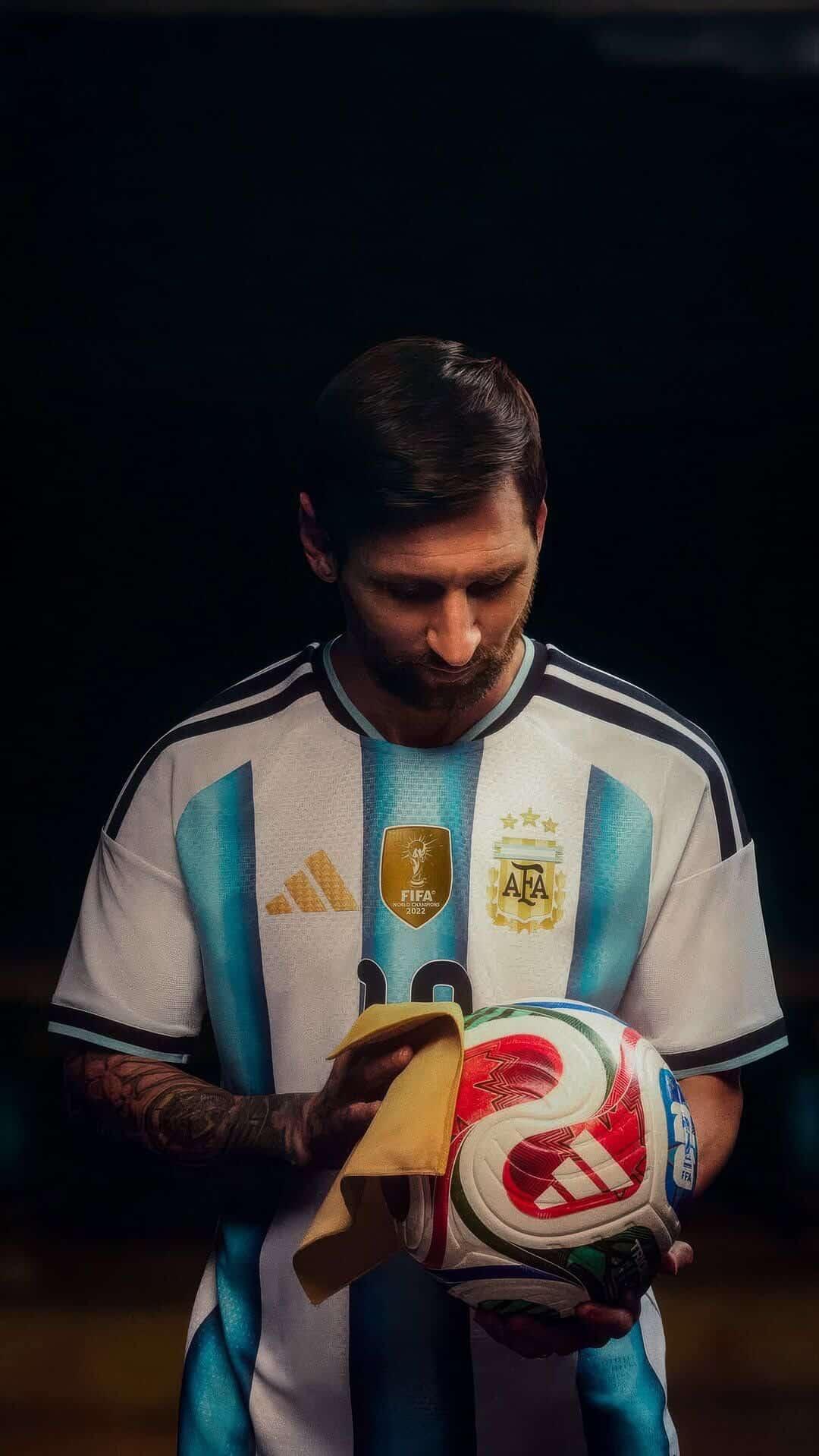 Argentina 2026 World Cup Jersey – Messi #10 Champions Edition-Player Version