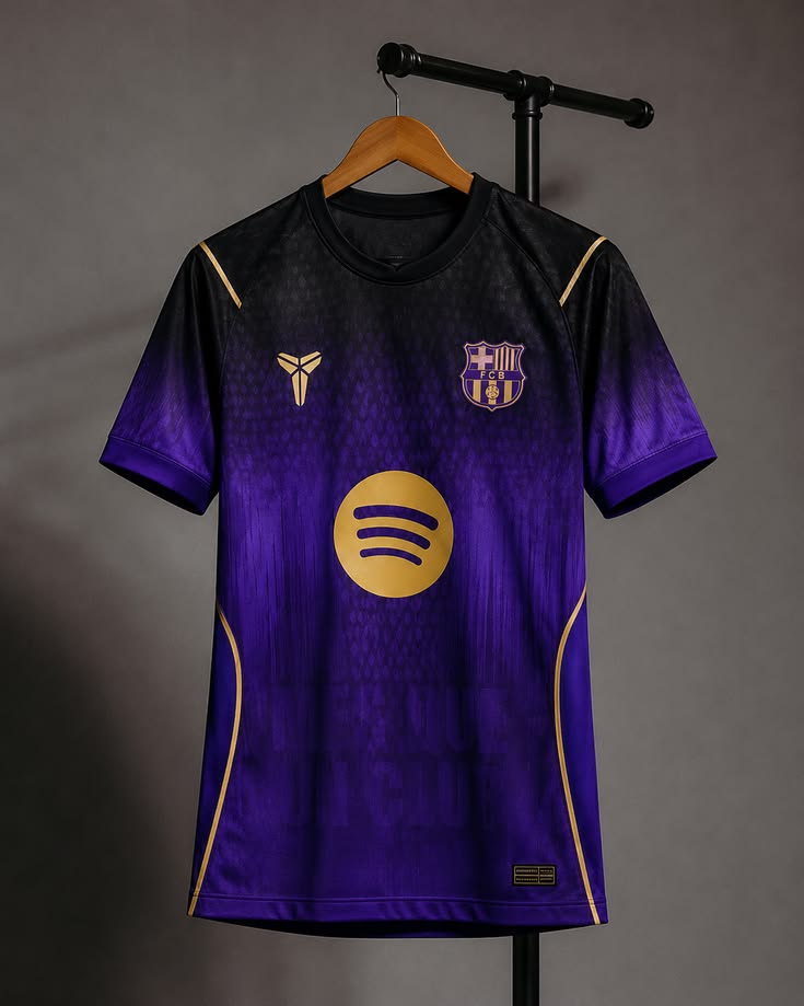 FC Barcelona 2026/27 Away Jersey – Player Version (Black/Purple Edition)