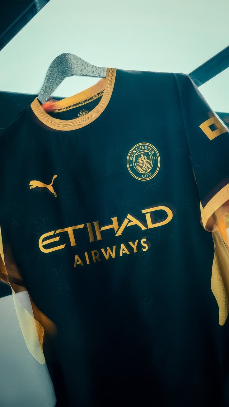 Manchester City 2026/27 Black Away Jersey – Gold Edition