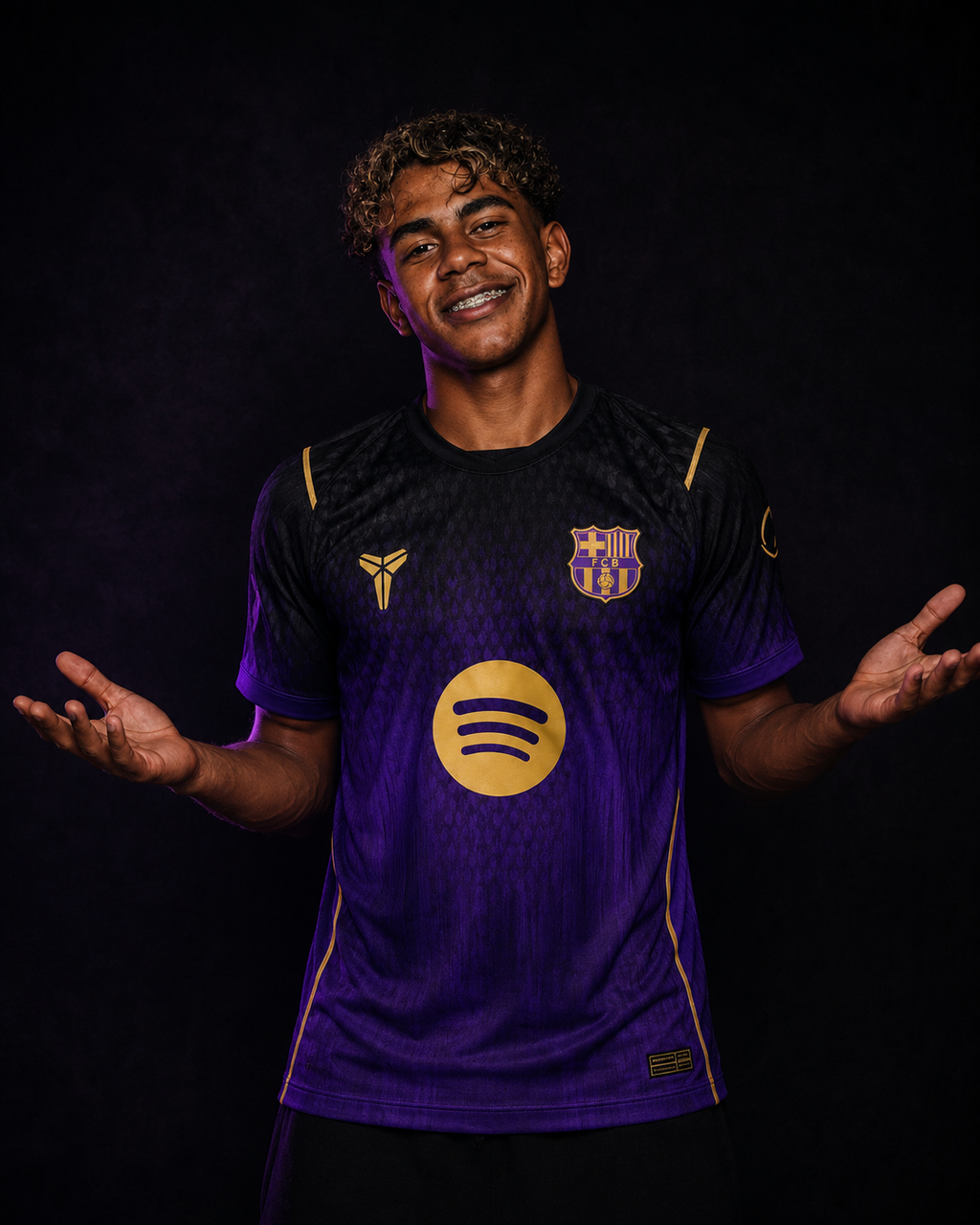 FC Barcelona 2026/27 Away Jersey – Player Version (Black/Purple Edition)