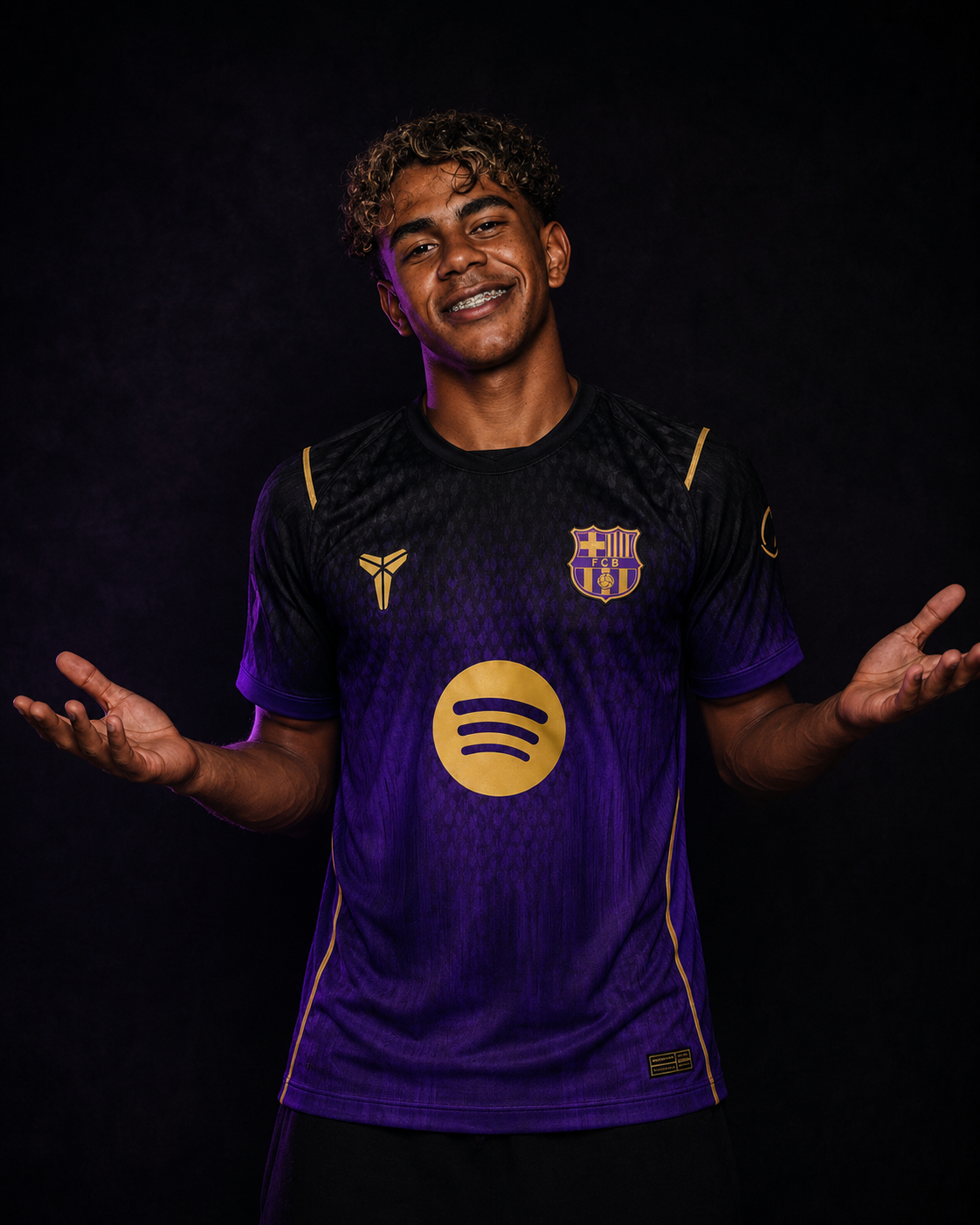 FC Barcelona 2026/27 Away Jersey – Player Version (Black/Purple Edition)