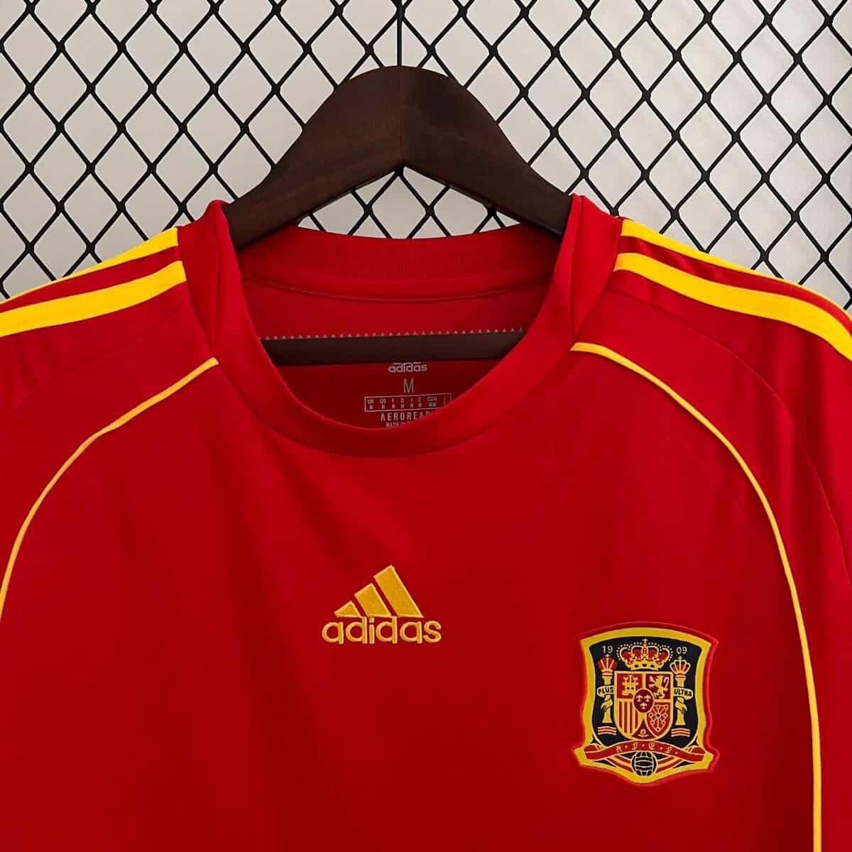 Spain Retro Home Jersey – Euro 2008 Era Tribute