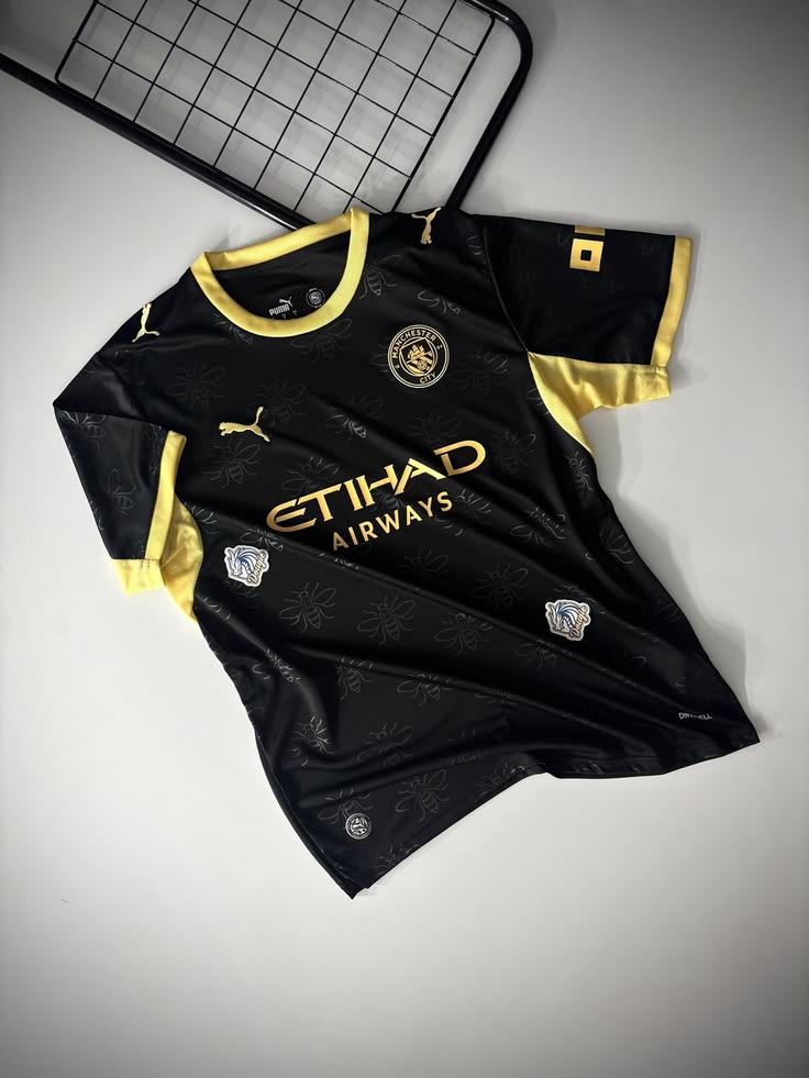 Manchester City 2026/27 Black Away Jersey – Gold Edition