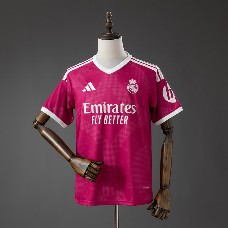 Real Madrid 2026/27 Pink Third Kit – player version